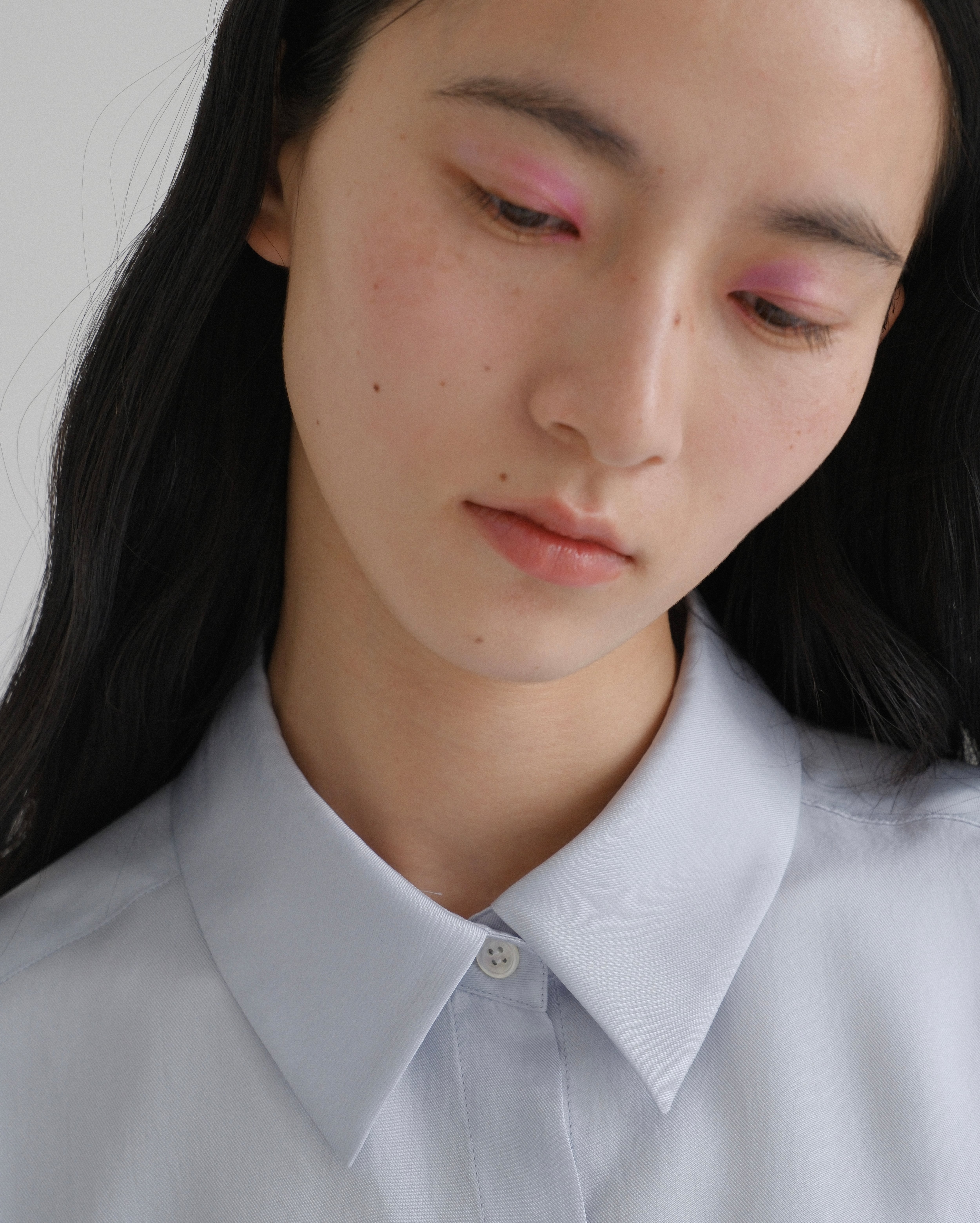 silky twill shirt - made in Japan - | aéré