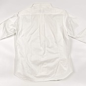 TOMORROWLAND トゥモローランド ストライプ スキッパー BD ボタンダウン 長袖シャツ L/ホワイト メンズ