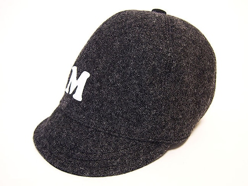 ウール ベースボールキャップ 56㎝"WOOL BASE BALL CAP"(GRAY "M" 56)