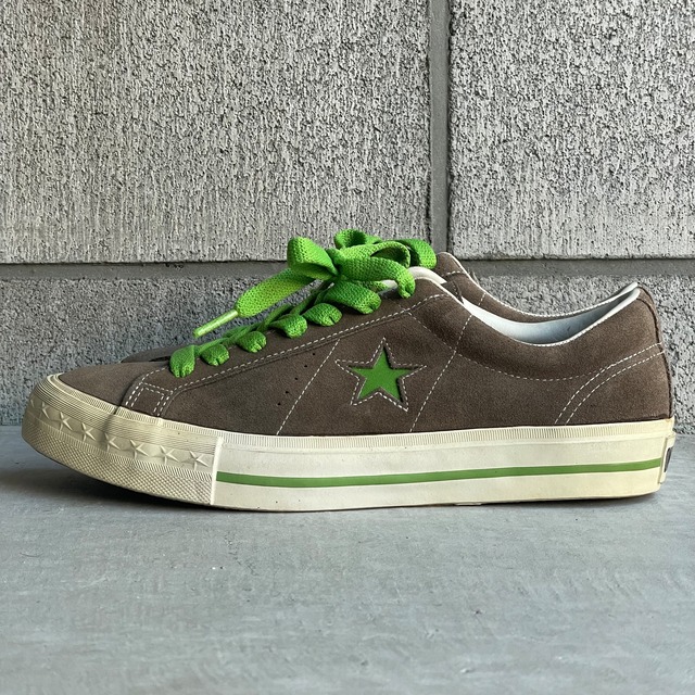 converse/90s ONE STAR Green×Grey suede dead stock US8.5 | Seek the online