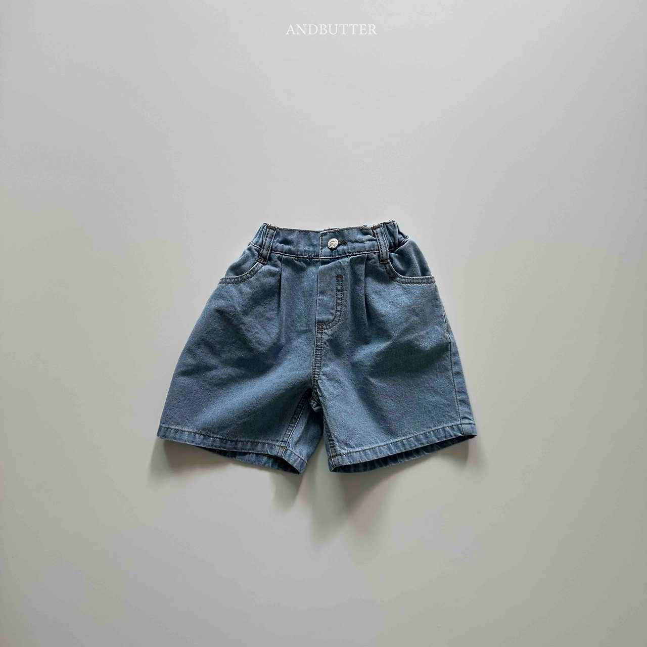 【and butter】ハートループパンツ  ライトブルー 90~120cm - 2