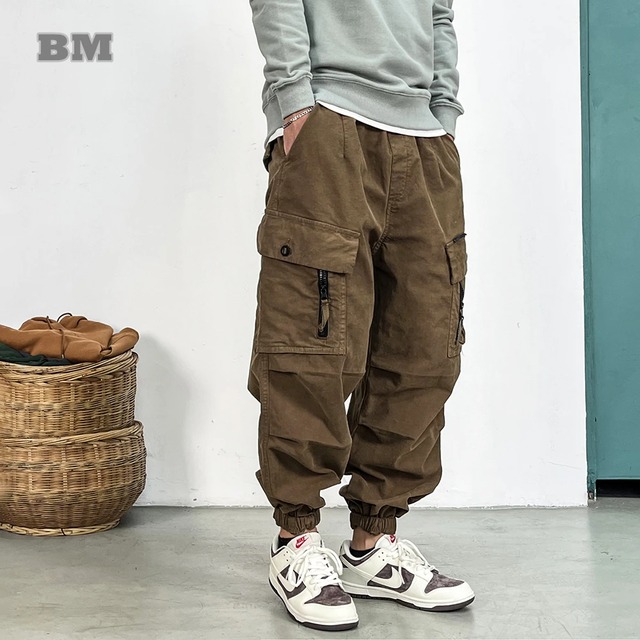 Hip-Hop Drawstring Loose Pants【B0004】