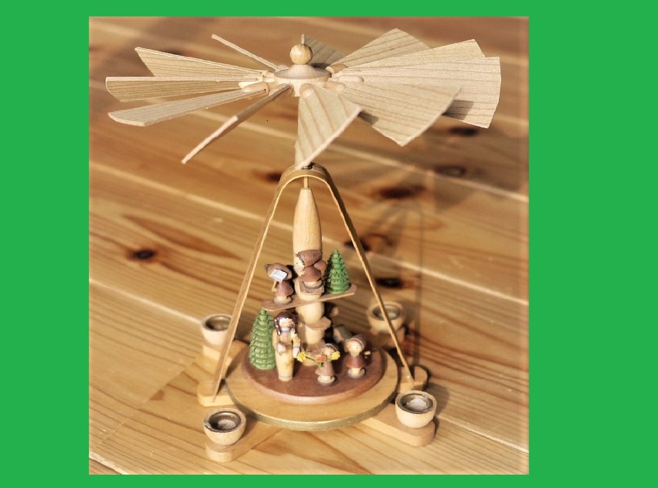 東ドイツ製 クリスマスピラミッド 白雪姫 エルツ