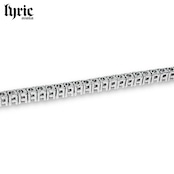 2mm luxury tennis necklace silver