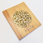 Wood File A4 【Plumeria Circle Yellow】