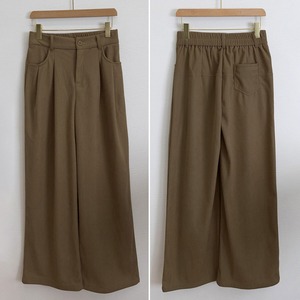 コーデュロイ ワイドパンツ レディース 春秋冬 韓国 きれいめ 大人 カジュアル シンプル ゆったり リラックス 体型カバー タック入り パンツ 厚手 大人可愛い 大人女子