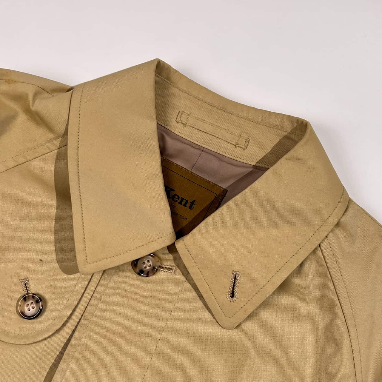 80s Kent by VAN JACKET ケント トレンチコート ベルト付き 170-90-79/ベージュ系 メンズ アイビー トラッド ビンテージ