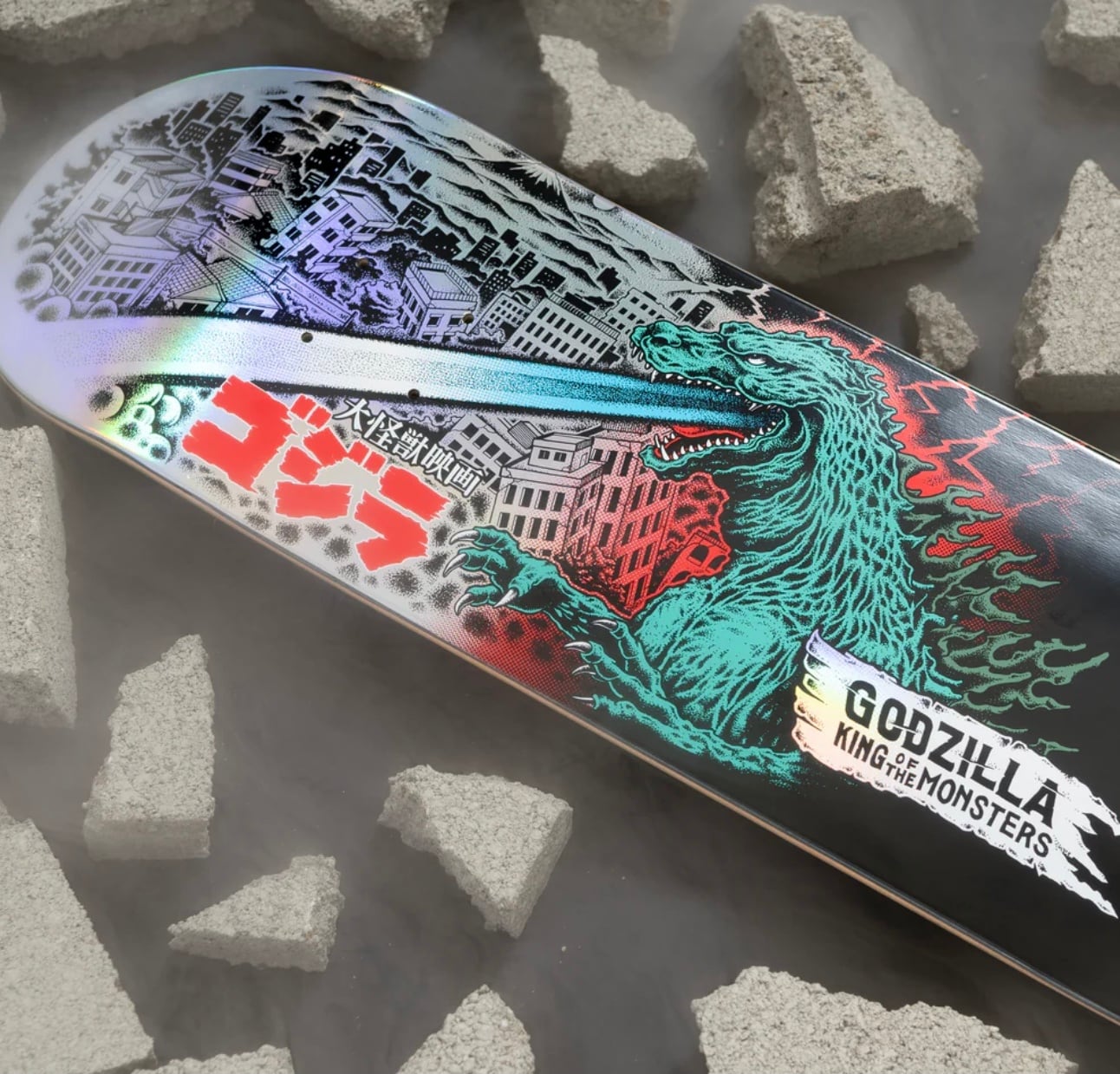 SANTA CRUZ GODZILLA MECHA HAND DECK新品！ SANTA CRUZ × GODZILLA /O