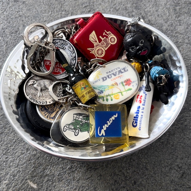 15個セット フレンチ キーホルダー フランス 雑貨 ヴィンテージ 2606013-6