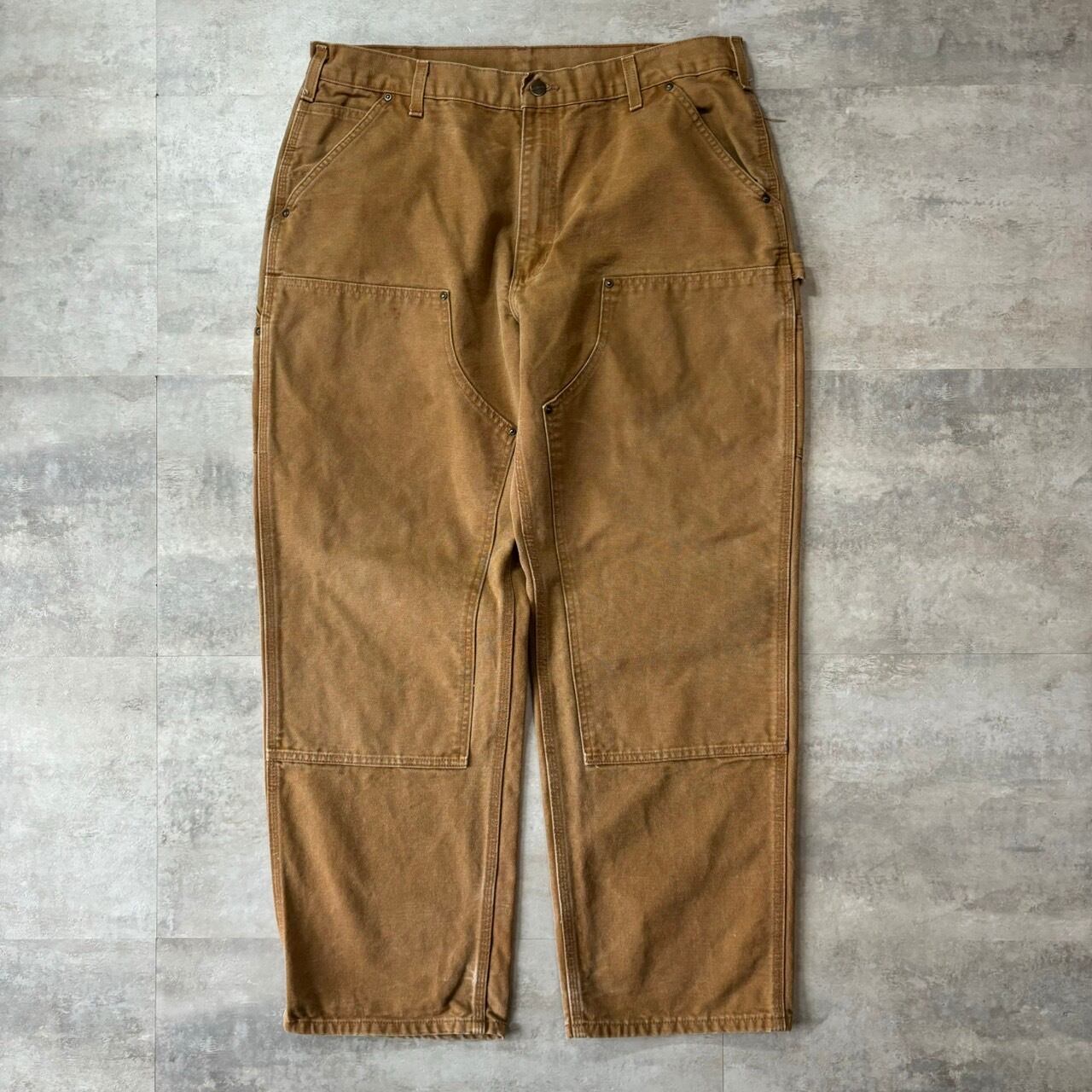 《実寸w36l29》Carhartt カーハート ダブルニー ダック生地 ペインターパンツ No.1310