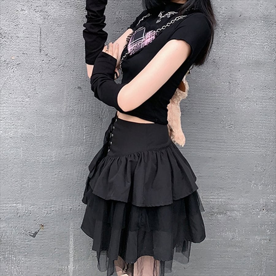 アルゴンキンアディクション チュールバルーンコルセット付きミニ