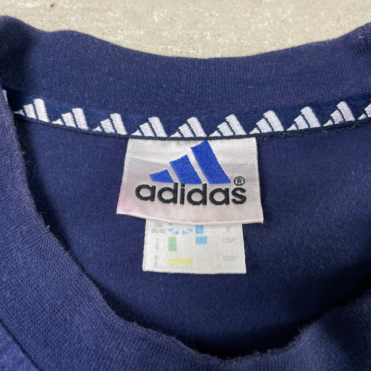 00年代 adidas アディダス パフォーマンスロゴ プリント Tシャツ 