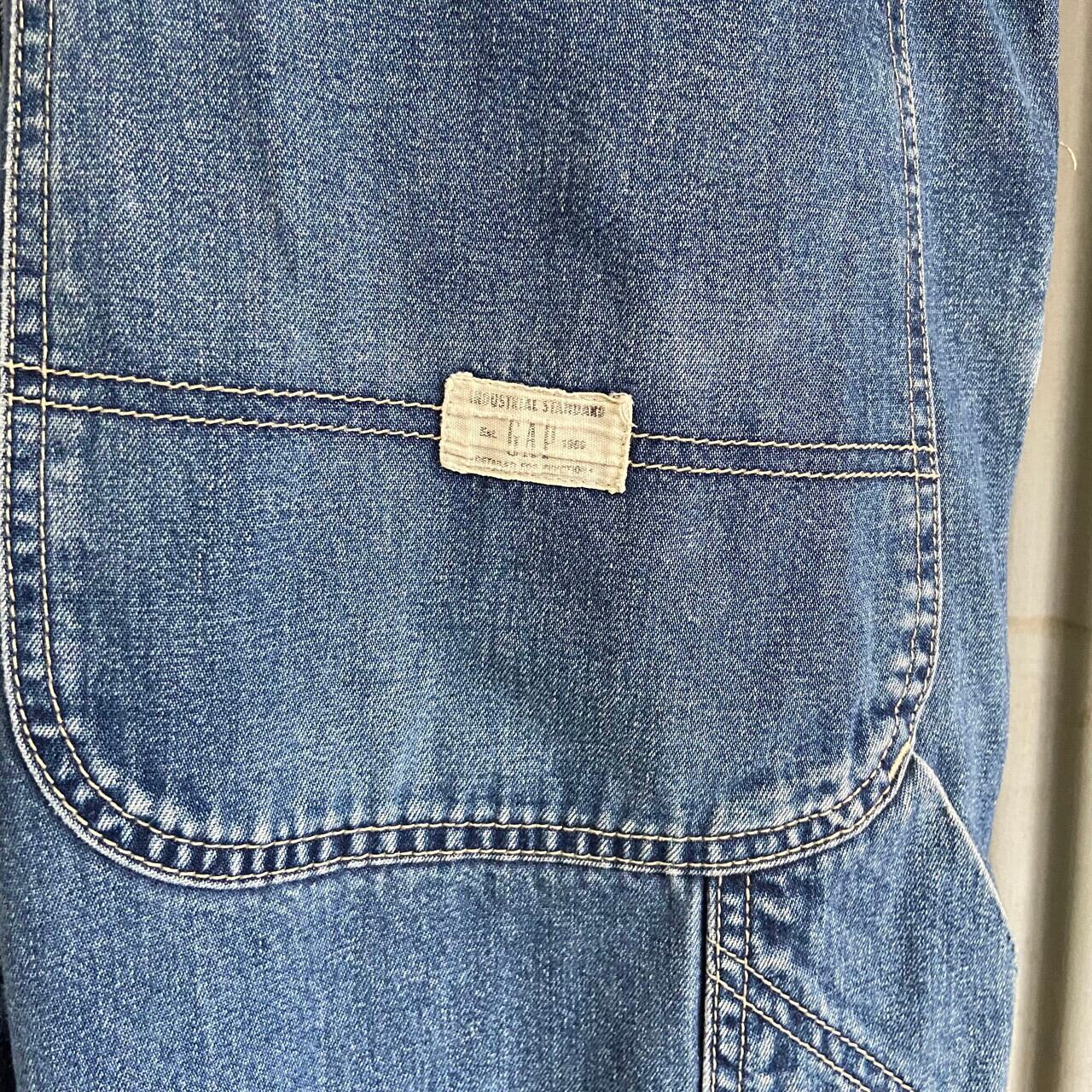 90年代 GAP オールドギャップ デニム オーバーオール メンズw38相当