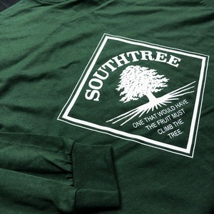 SOUTHTREE / SOUTH LAND L/S TEE / green/white
