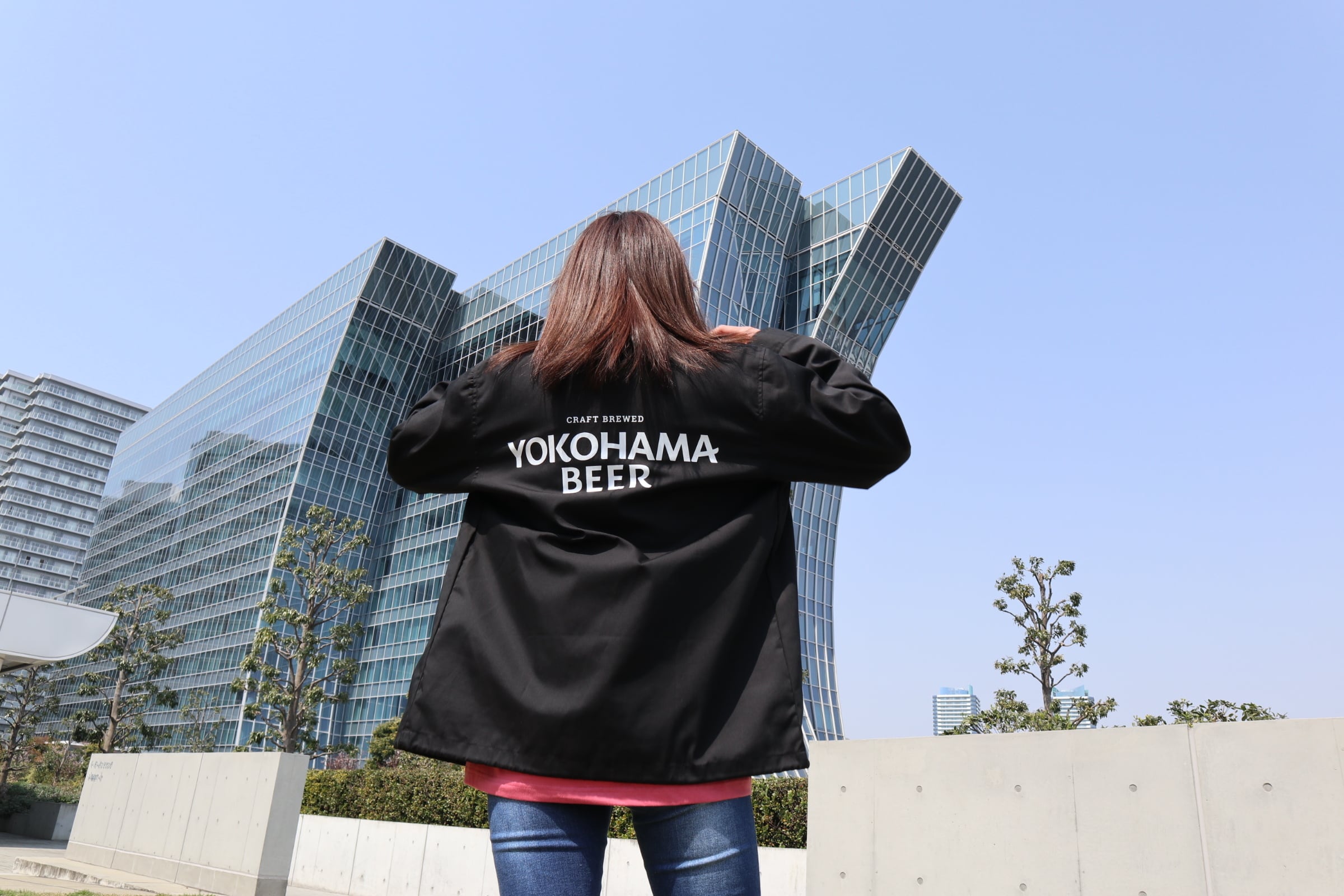 YOKOHAMA BEER コーチジャケット 【ロゴ】