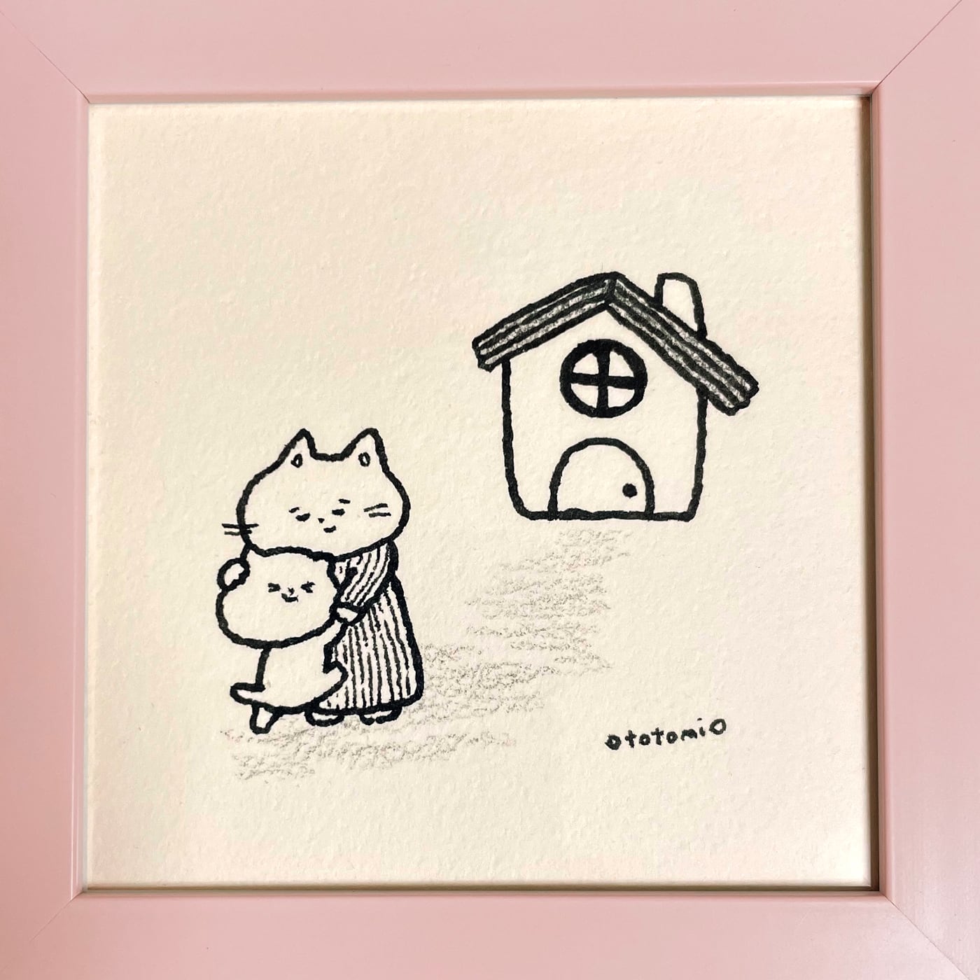 イラスト原画】おかえりねこちゃん | OTOTO MIO's Illustration Store