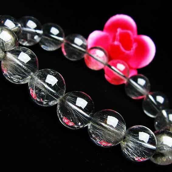 プラチナルチルクォーツ ブレスレット 12mm 211-1703