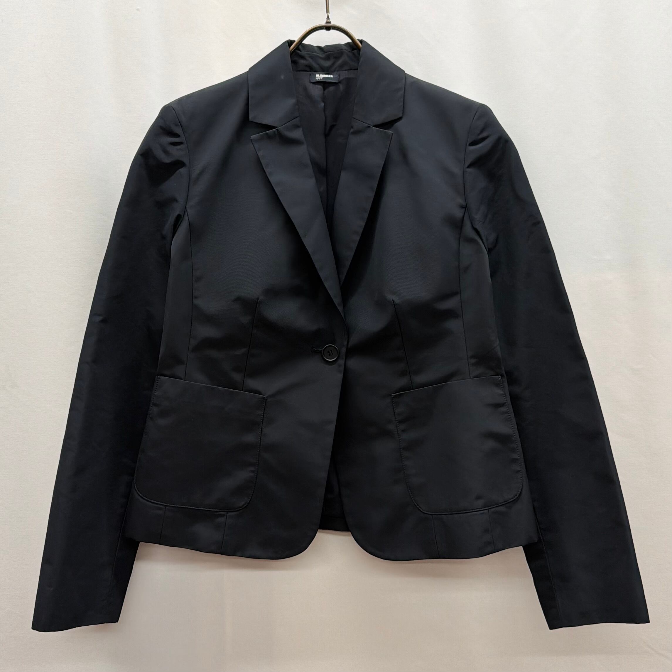JIL SANDER ジルサンダー ネイビーテーラードジャケット 44 【公式通販】