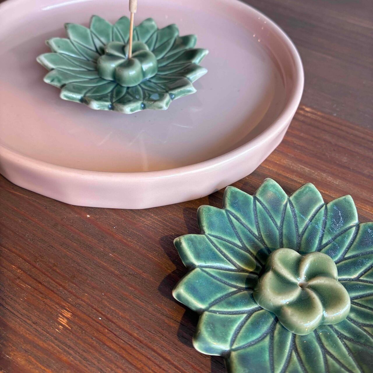 蓮皿のお香立て(両タイプ用)