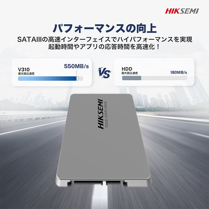 HIKSEMI 2.5インチ 内蔵型SSD 1TB PLP機能搭載 高速・耐久 NVR/DVR録画