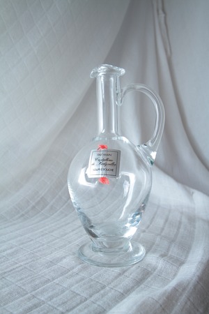 Cristallerie de Hartzviller “Soufflé Bouche” Hand-blown Glass Pitcher (France, c.1970s