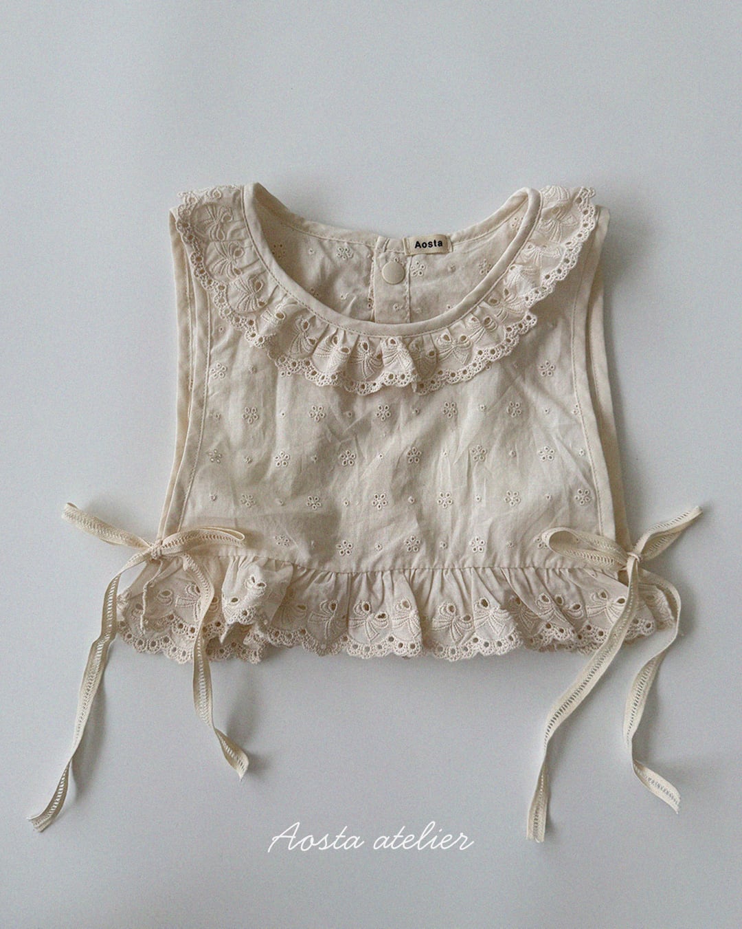 lace olivia vest【aosta】※10月上旬〜中旬発送予定