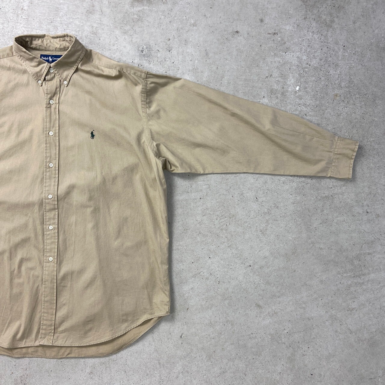90年代 Ralph Lauren ラルフローレン BLAKE ボタンダウン 長袖シャツ