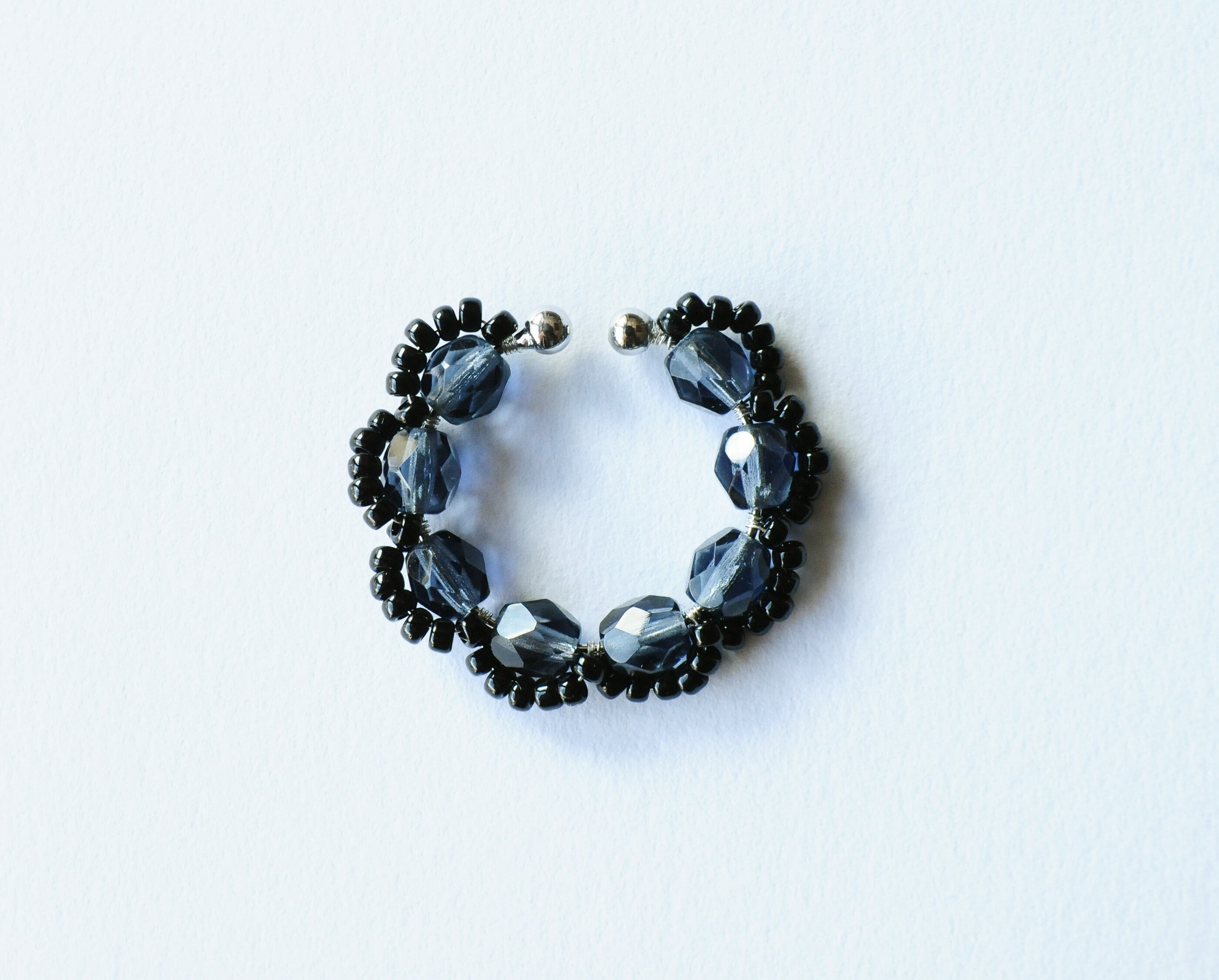 ＜Rollo～イロヅクビジュー～＞イヤーカフ『 Usukon × Kuro 』