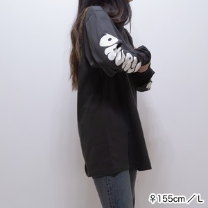 DAVRYU udedon LS TEE [ヘイズブラック]