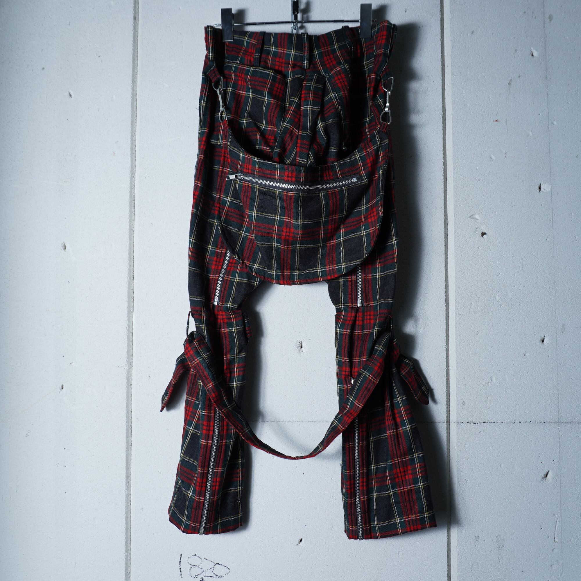 Vivienne Westwood チェックパンツ 旧赤タグ Vivienne Westwood】ヴィヴィアンウエストウッド フラップ付タータン
