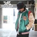 【 hg-jkt-wuta】HEADGEAR CLASSICS ヘッドギア・クラシックス De La Soul Satin Varsity Jacket SATIN JACKET サテンジャケット