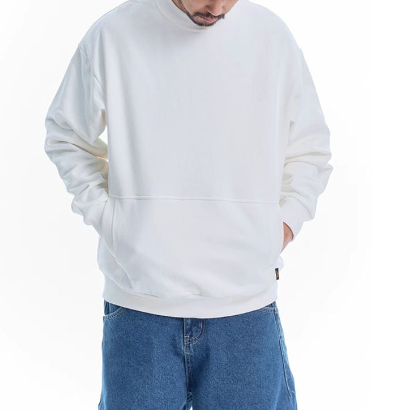 オーバーサイズリラックスクルーネックニットA18484