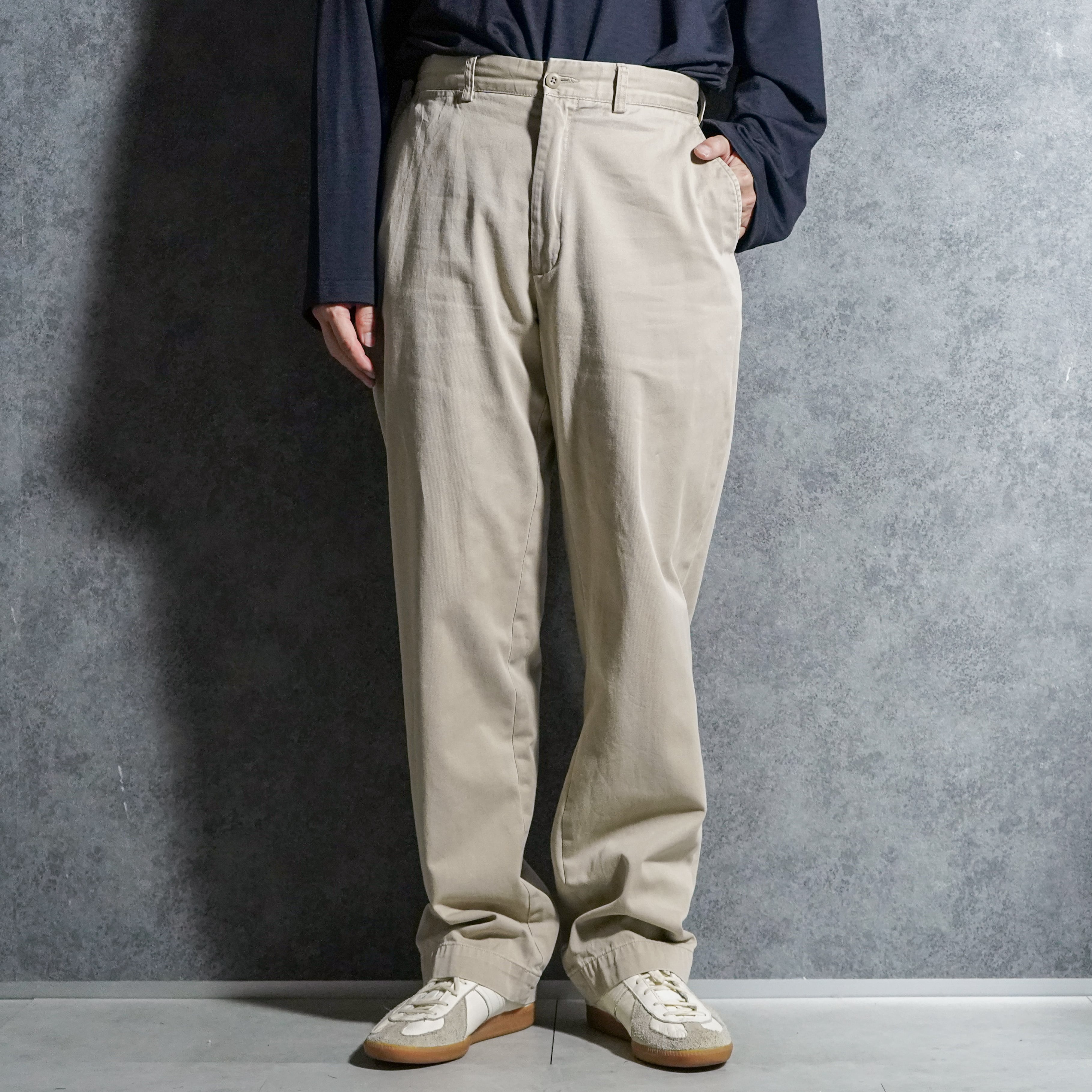 DEAD STOCK】Swedish Army M40 Snow Camouflage Pants Orange