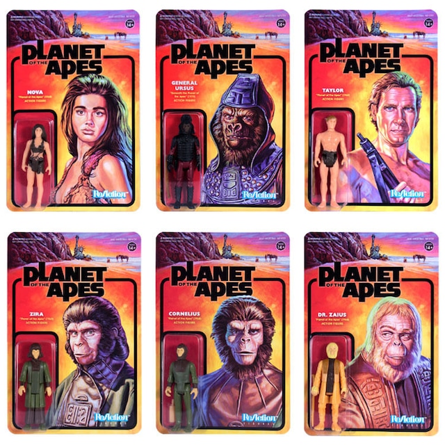 Planet of the Apes ReAction Figures Wave 1
