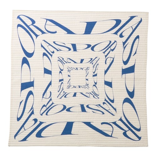 【Diaspora Skateboards】Seersucker Scarf (WHITE)