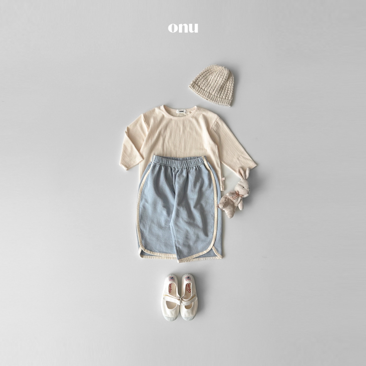 ONU 26/SS Rib-Trim French Terry Pants