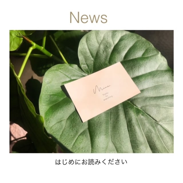 ○はじめに○ | mine_corplus