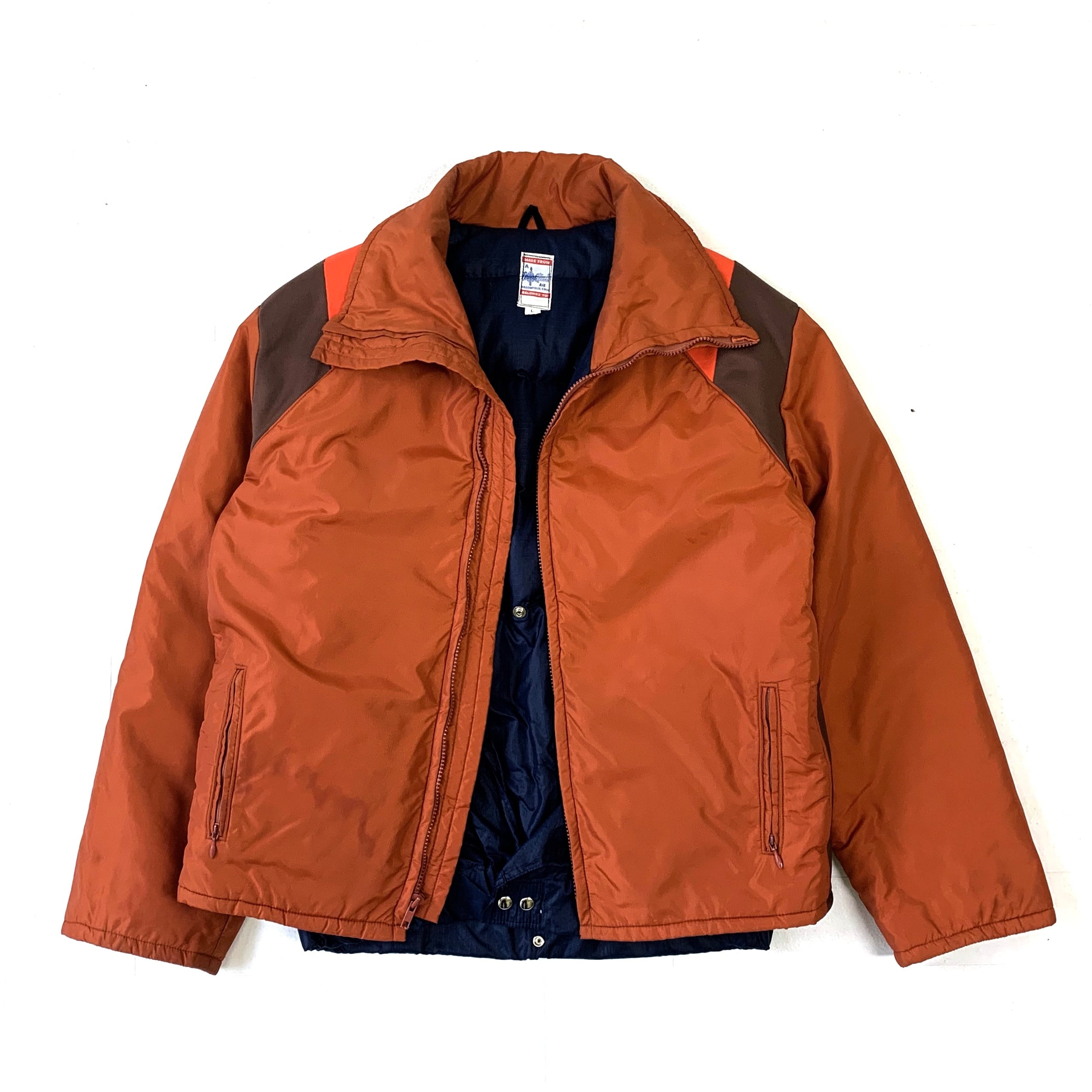 1970's frostline kit down jacket オレンジ ダウン スキージャケット