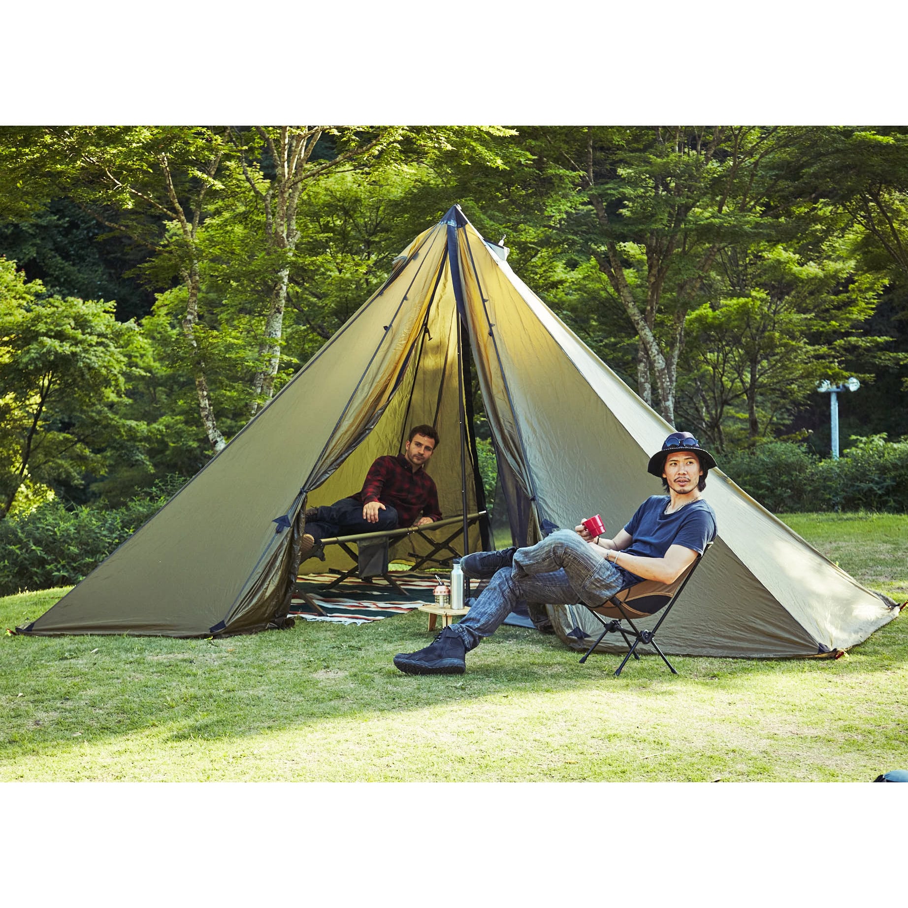 ティピーテント レッドクリフ 6人用 ワンポール ハイブリットテント シークアウトサイド Redcliff Seekoutside | Riml  Outdoor Official Store