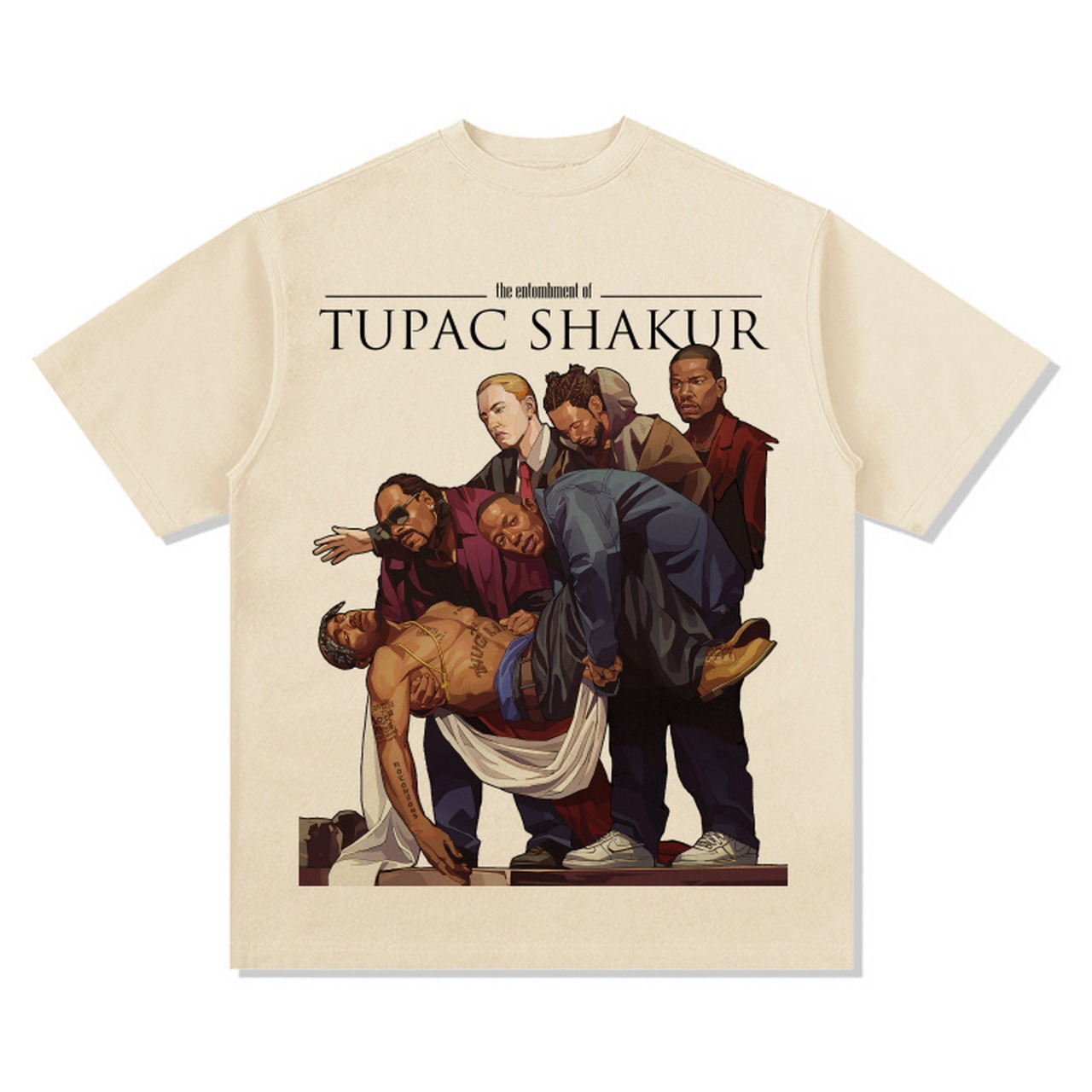VINTAGE ストリート Homage TUPAC SHAKER 2PAC Tシャツ T928