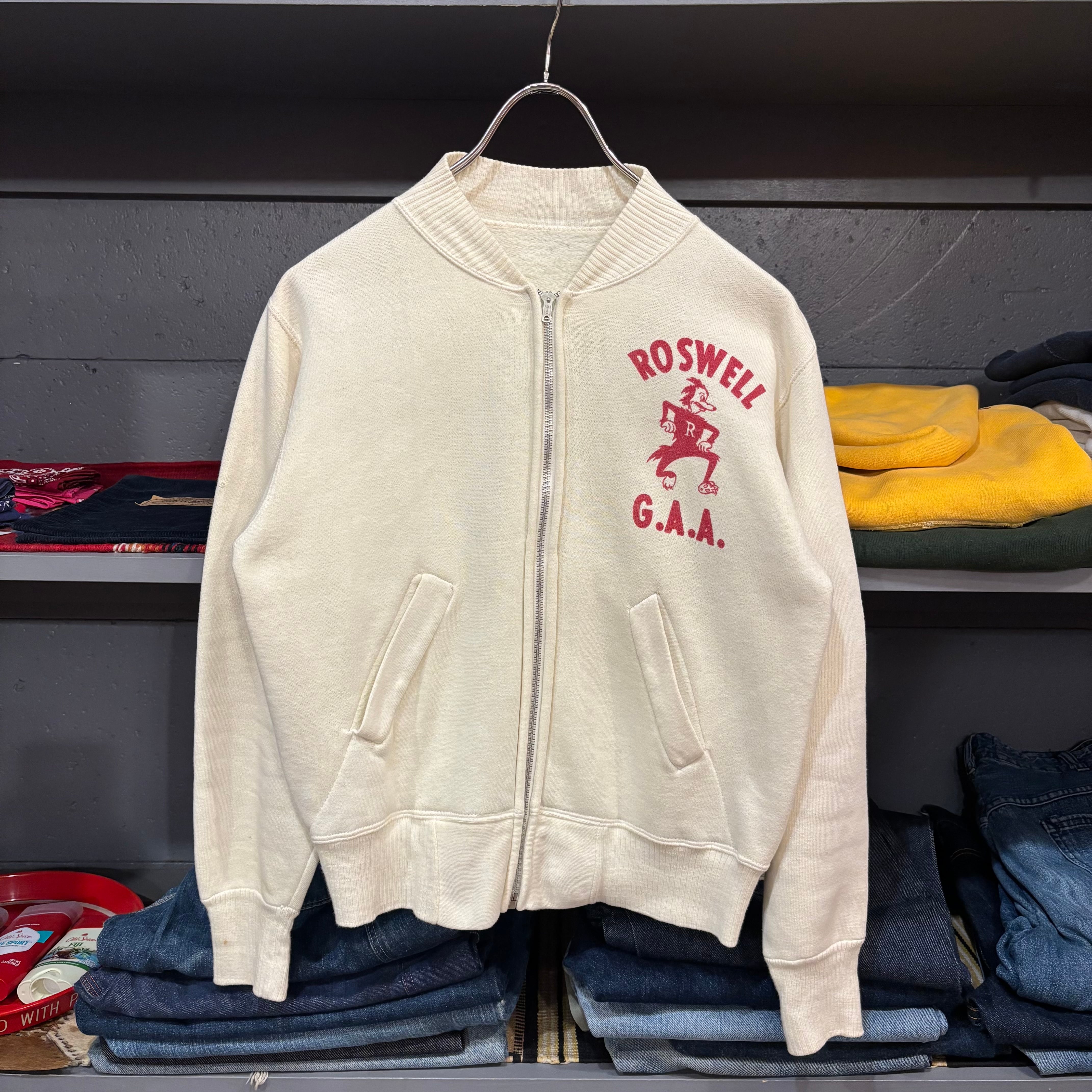 40s 50s ヴィンテージ スウェット ヴィンスウェ フル ジップ 3段 40s 50s ヴィンテージ スウェット ヴィンスウェ フル ジップ 3段 40s