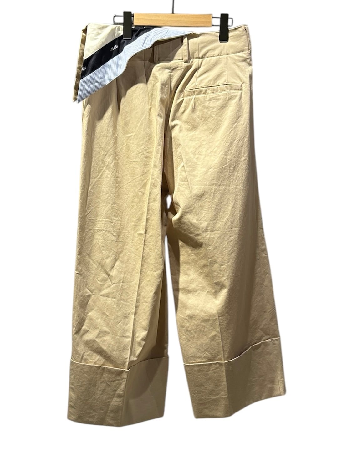 25SS】MASU エムエーエスユー / FOLDED BELT TROUSERS / パンツ