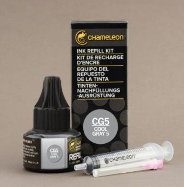 Chameleon Pen Ink Refill 25ml Cool Gray 5 CG5 (カメレオンペン　詰替え用インク　CG5)