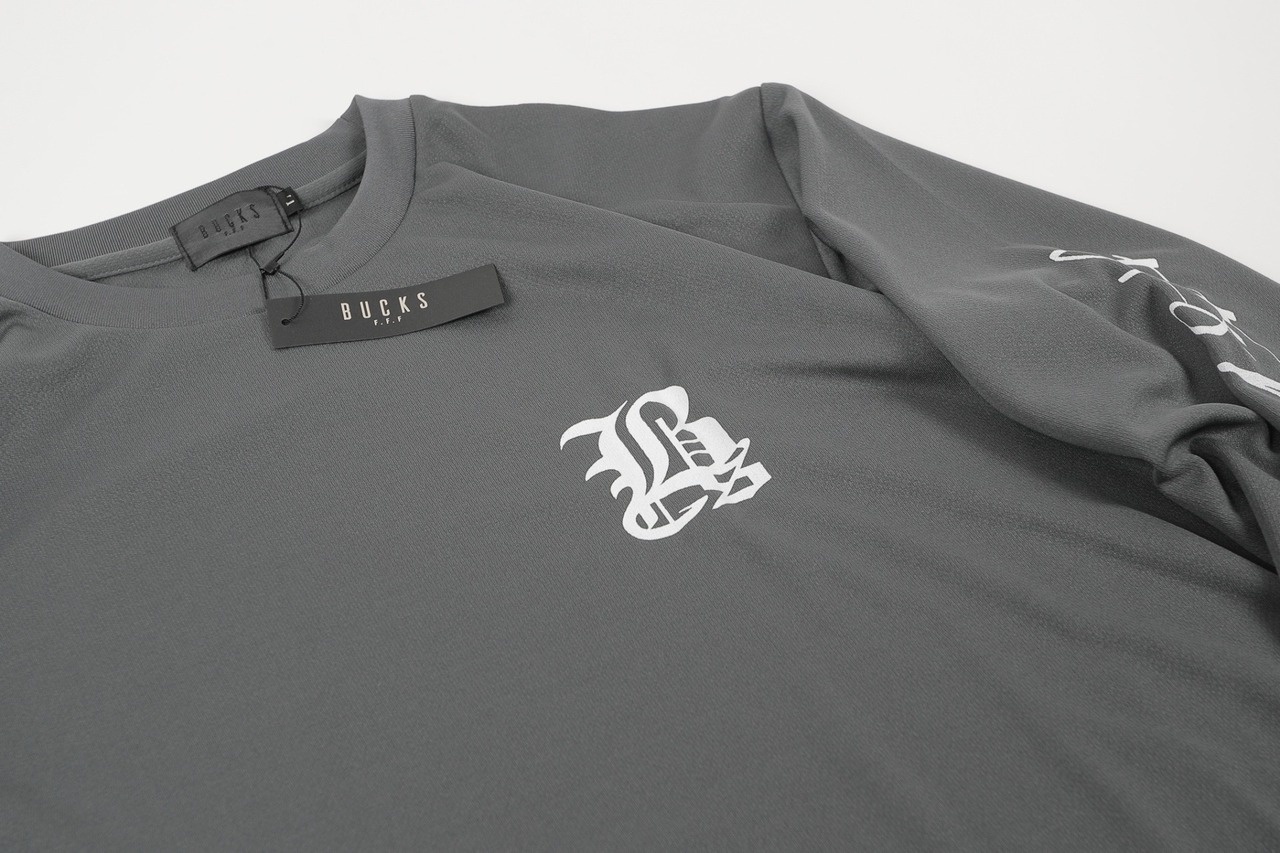 2023 B LOGO DRY LOGO TEE (GRAY)