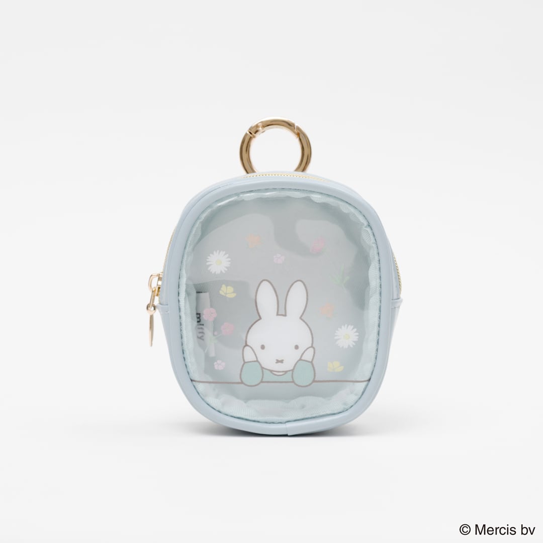 MIFFY FLOWER PVCマイクロミニスクエアポーチ | fab.ONLINE