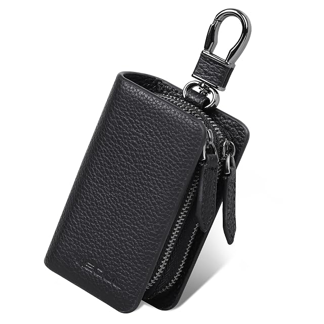 VISOUL] キーケース メンズ 2個収納 本革 レザー スマートキー