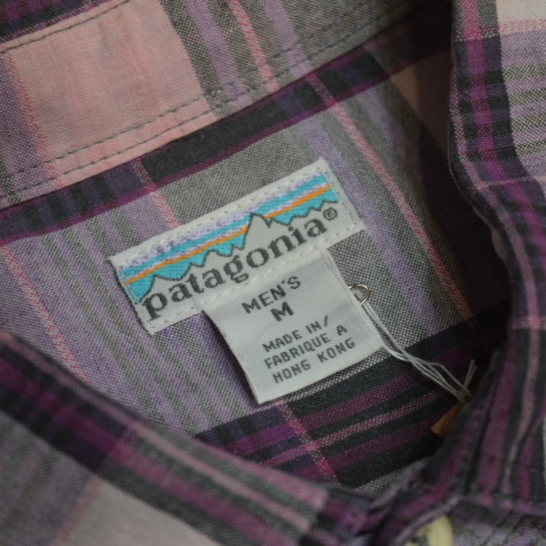 USED 90s patagonia A/C MADRAS Shirt -Medium 02572 | LODGE