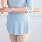 【即納】サイドカーブスカート ショート丈 エスプレッソ M L0856