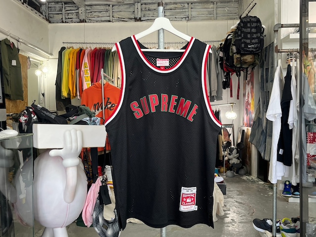 Supreme × MITCHELL＆NESS BASKETBALL JERSEY BLACK XL 06352