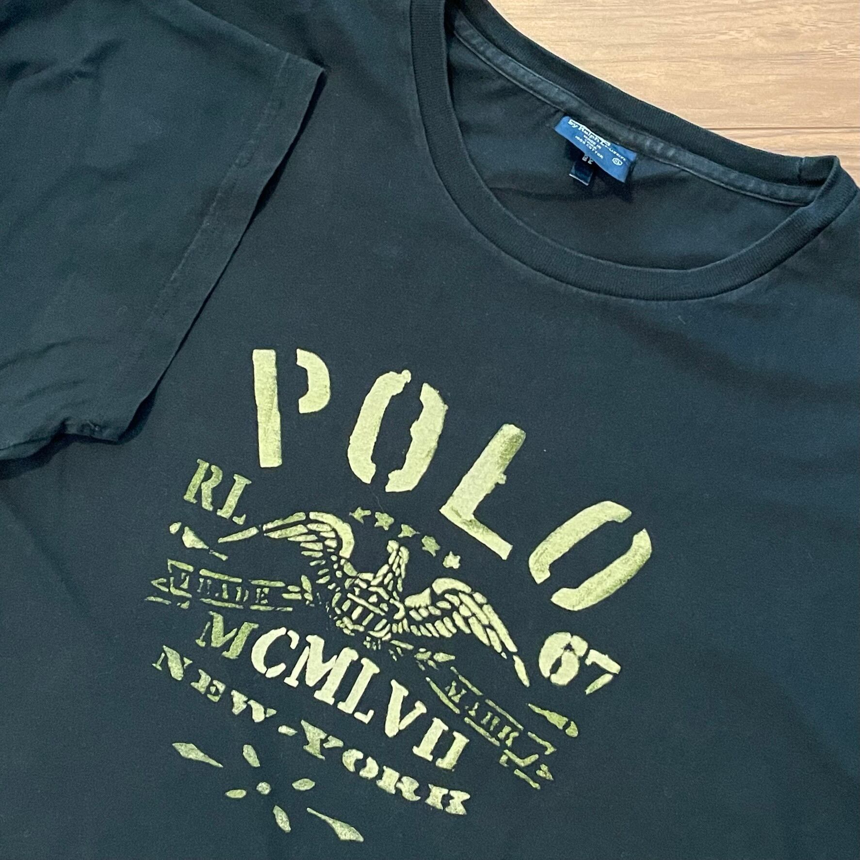 POLO RALPH LAURENアーチロゴ プリント Tシャツ XL ポロ ラルフ